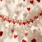 Jeweled Hearts Capiz Garland - Valentine's Day and Wedding Decor - Final sale / Non-returnable and Non-refundable